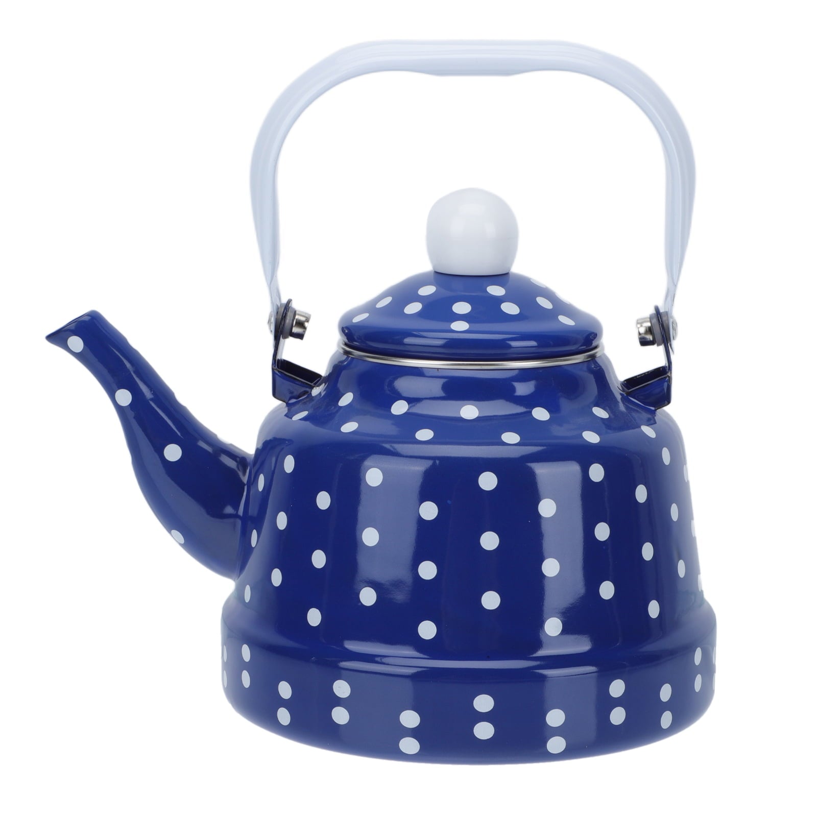 1Pc Durable Heating Water Kettle Dot Enameled Teapot Kitchen Teapot for Home