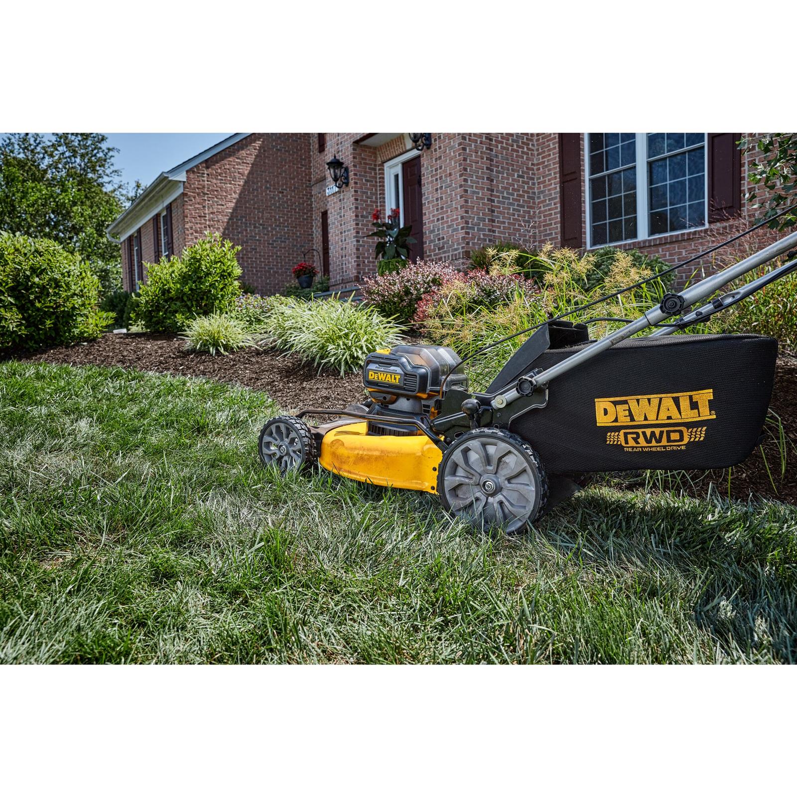 Dewalt DCMWSP255Y2 Dewalt 20 V MAX Brushless Cordless 21 1/2 in. Rear Wheel Drive Self-Propelled Mowers