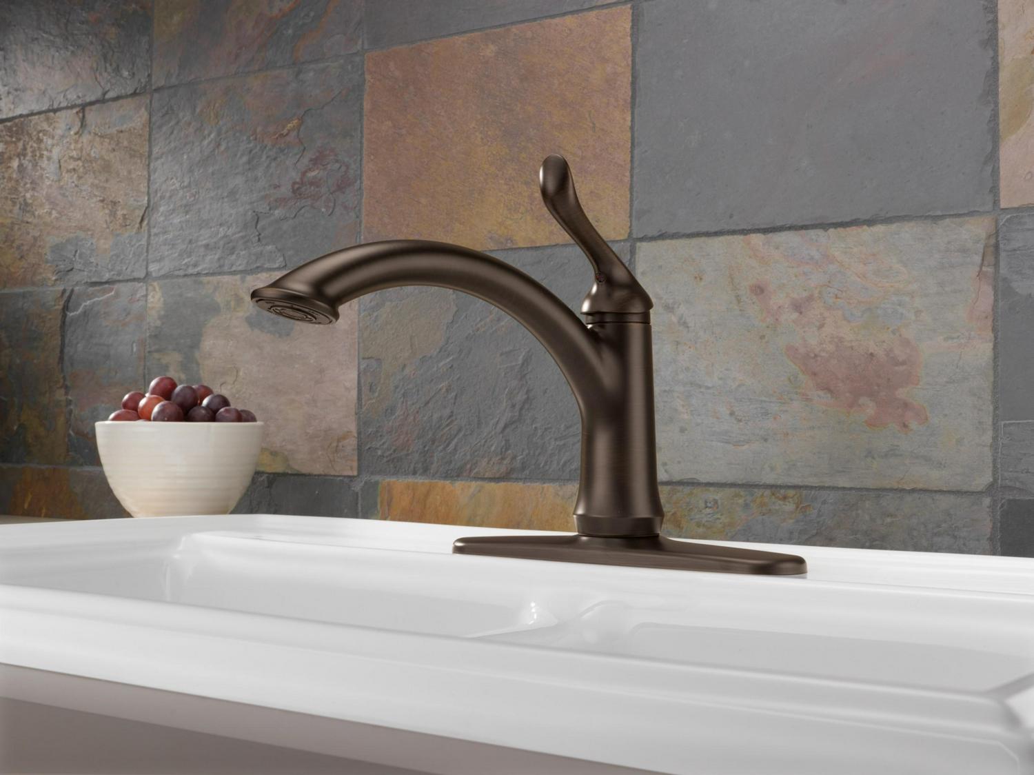 Delta 1353-Dst Linden Kitchen Faucet  Bronze