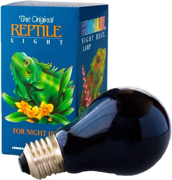 Chromalux Night Heat Reptile Lamp， 60-watt