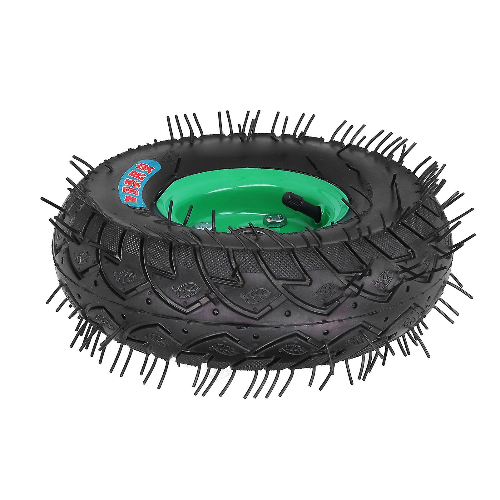 Inflatable Tyre Good Carrying Capacity 50kg Anti Slip Patterns Wearable Good Flexibility Tool Cart Inflatable Tires