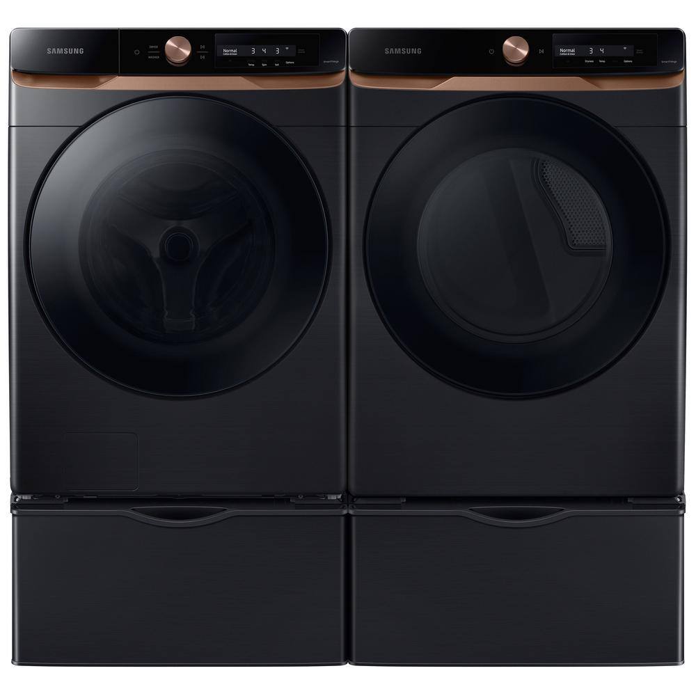  7.5 cu. ft. AI Smart Dial Electric Dryer in Brushed Black with Super Speed Dry and MultiControl DVE46BG6500V