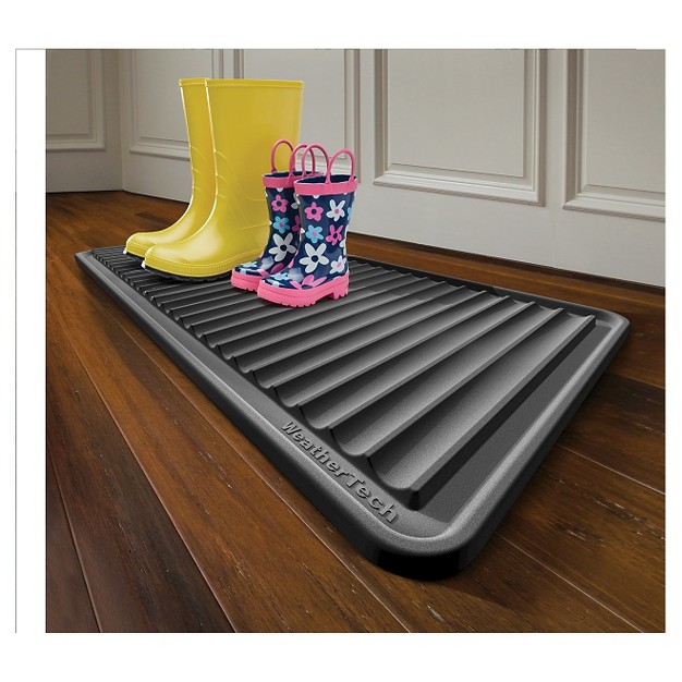 Black Solid Boot Tray 1 x27 6 quot x3 x27 Weathertech