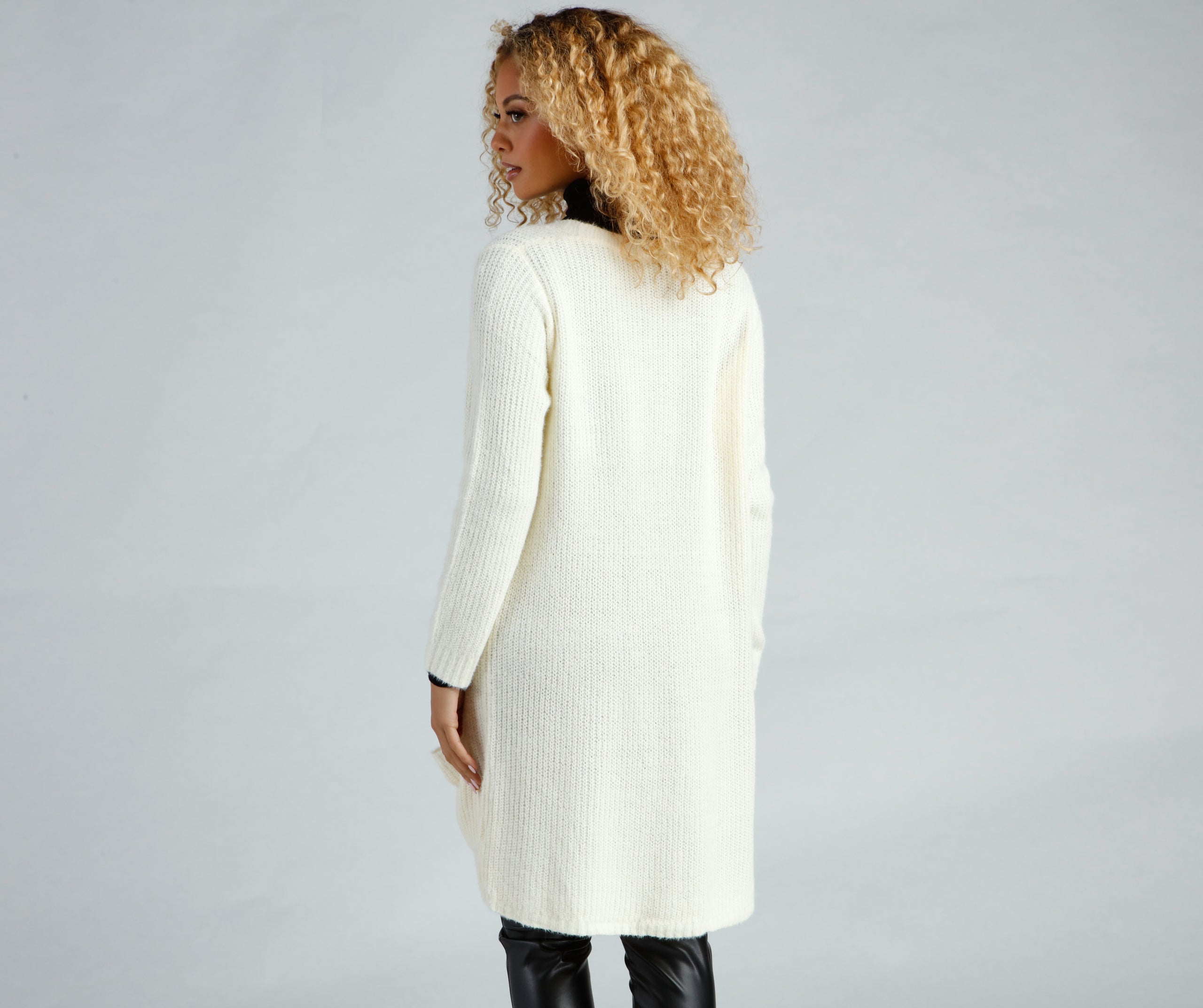 So Cozy Fuzzy Knit Cardigan