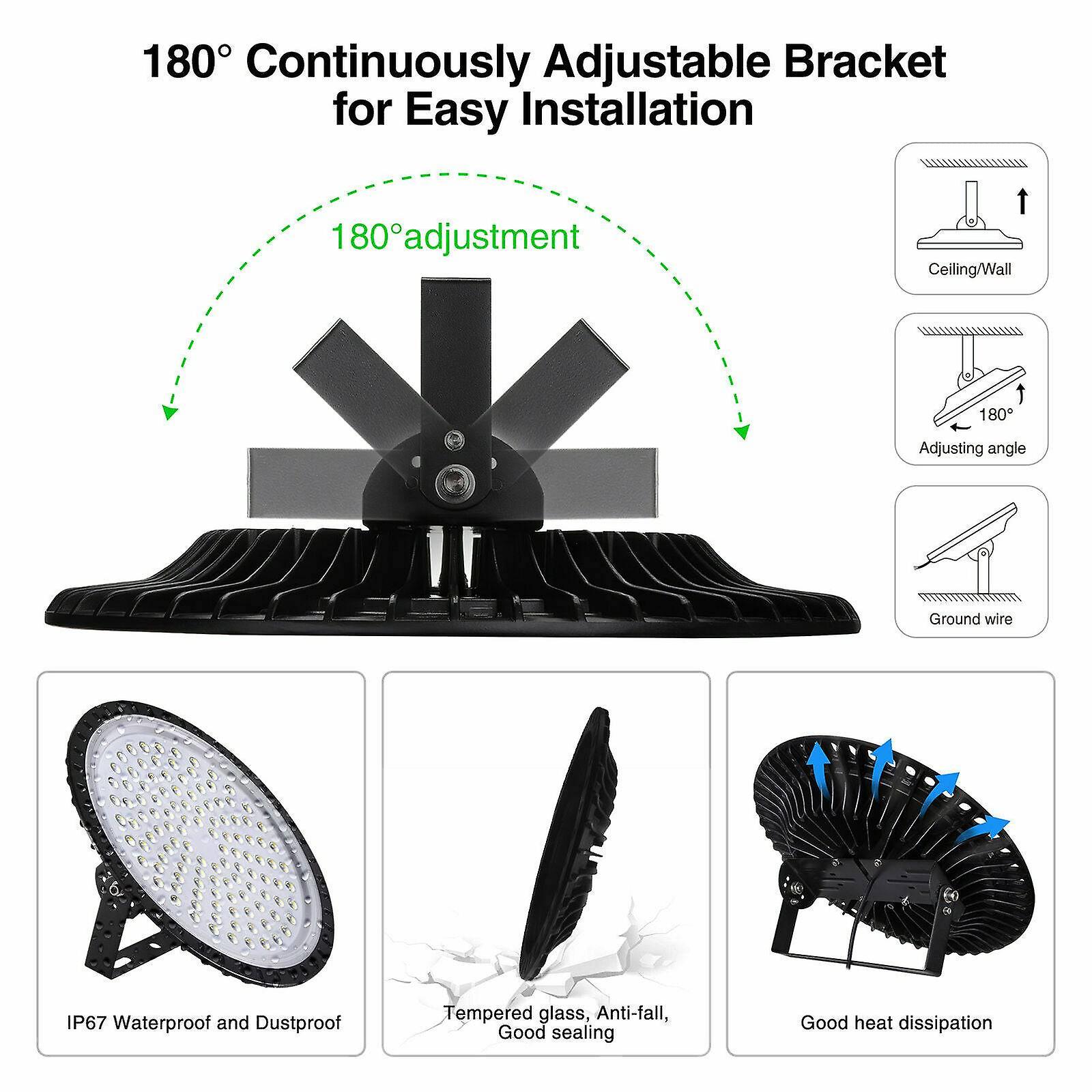 300W led high bay light low bay ufo factory warehouse industrial light