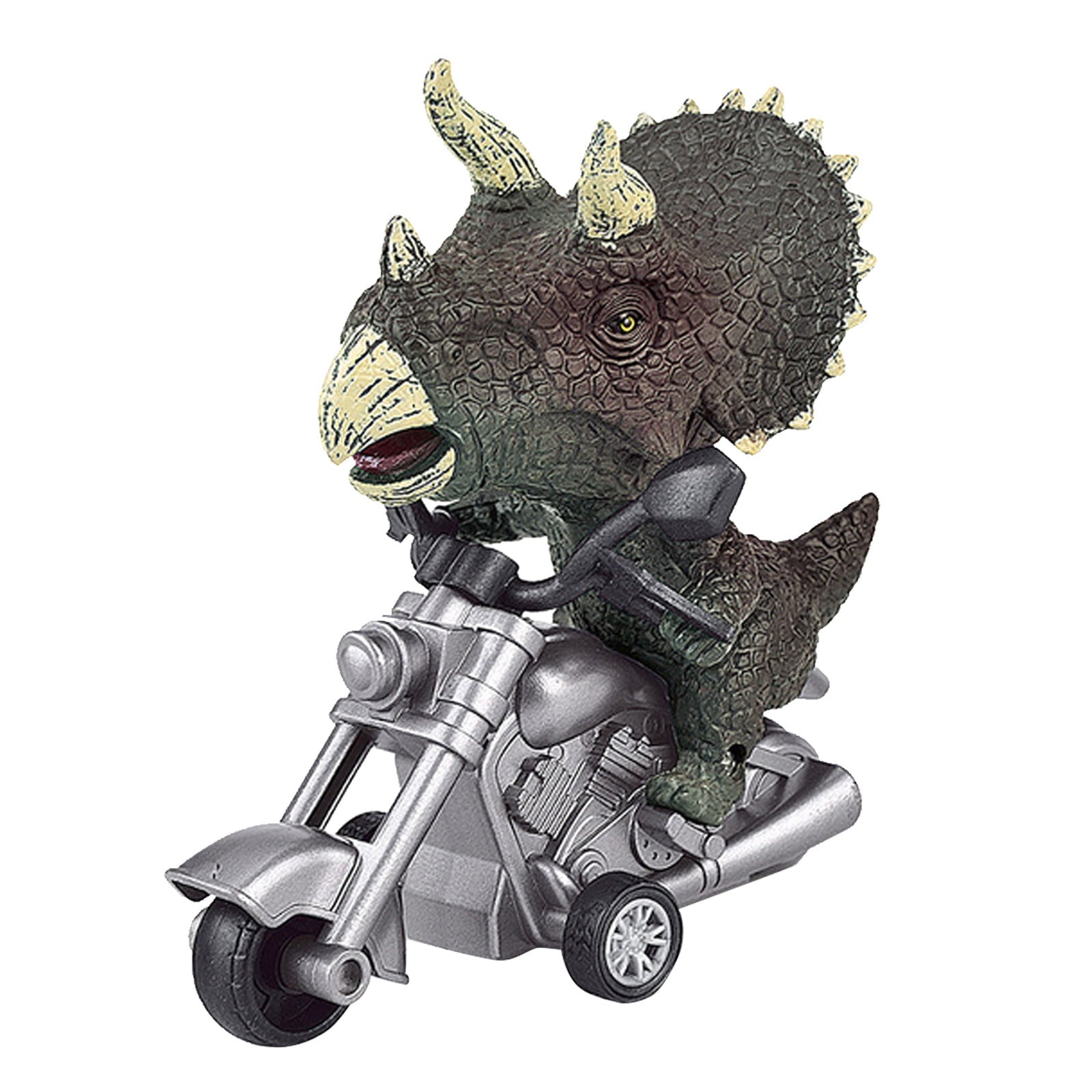 Sehao Dinosaur Toy Cars Friction Powered Motorcycle Game And Monster Dino Toys For Boys Age 3 4 5 6 7 Plastic Car Model Grey