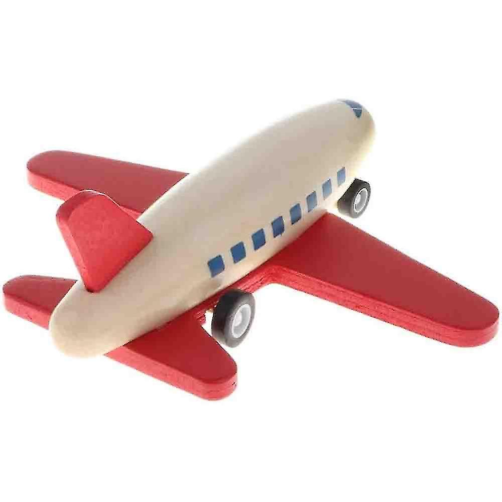 Miman Wooden Pull Back Airplane Friction Powered Toy Kids Preschool Imaginative Play Toy | Fruugo Pt