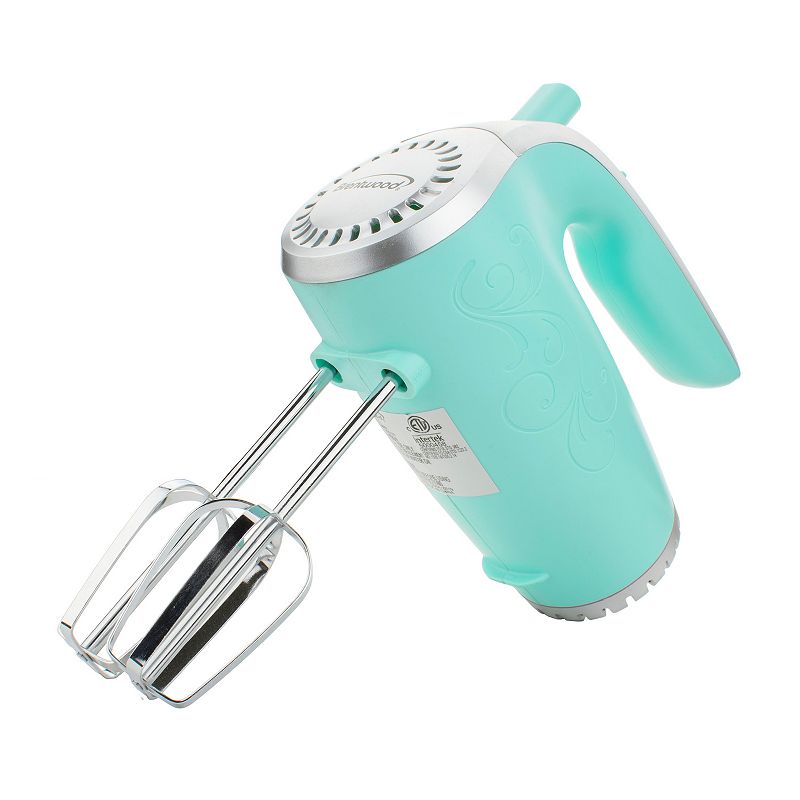 Brentwood Lightweight 5 Speed 150 Watt Electric Hand Mixer in Blue