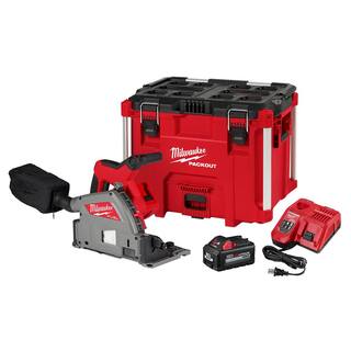 MW M18 FUEL 18-Volt Lithium-Ion Brushless Cordless 6-12 in. Plunge Track Saw PACKOUT Kit with One 6.0 Ah Battery 2831-21