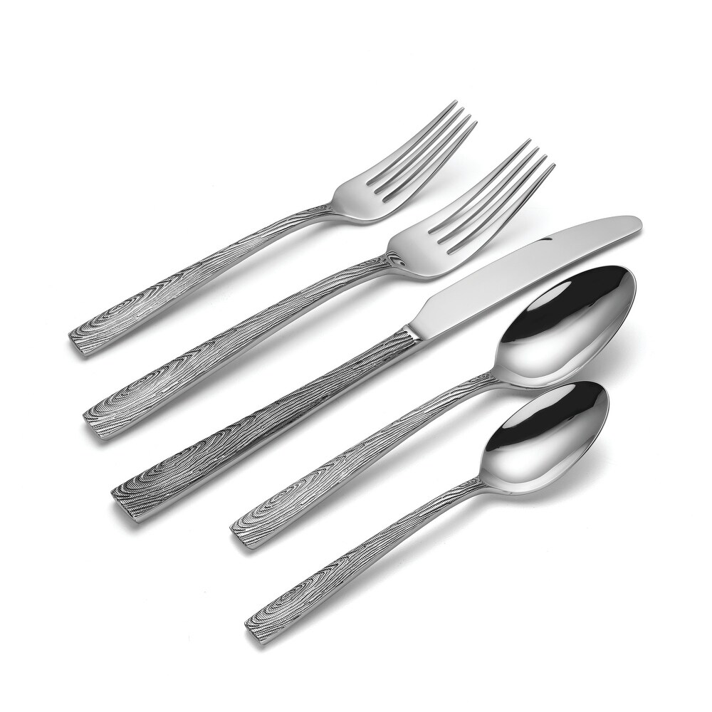 Elmcrest 20 Piece Everyday Flatware Set  Service For 4