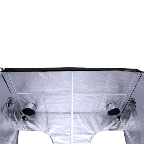 Gosmartware LY-240*120*200cm Home Use Dismountable Hydroponic Plant Grow Tent with Window Black