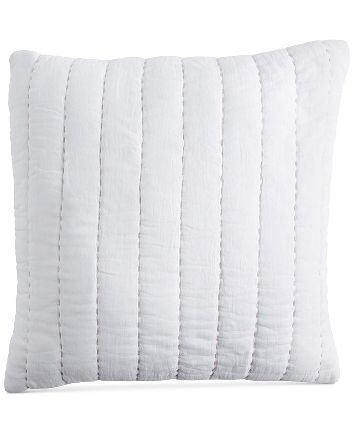 DKNY PURE Quilted Voile 18 Square Decorative Pillow