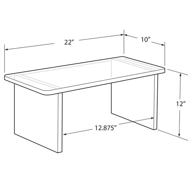 Thick Deluxe Riser W Bumpers