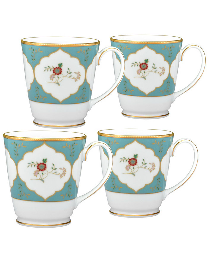 Noritake Lodi's Morning 12.5 Oz Mugs Set of 4