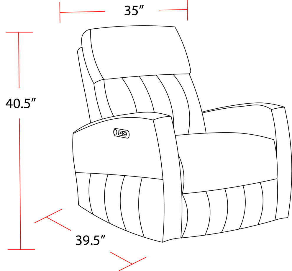 Parker Living Rebel Power Recliner Magic Haze   Transitional   Recliner Chairs   by Parker House  Houzz