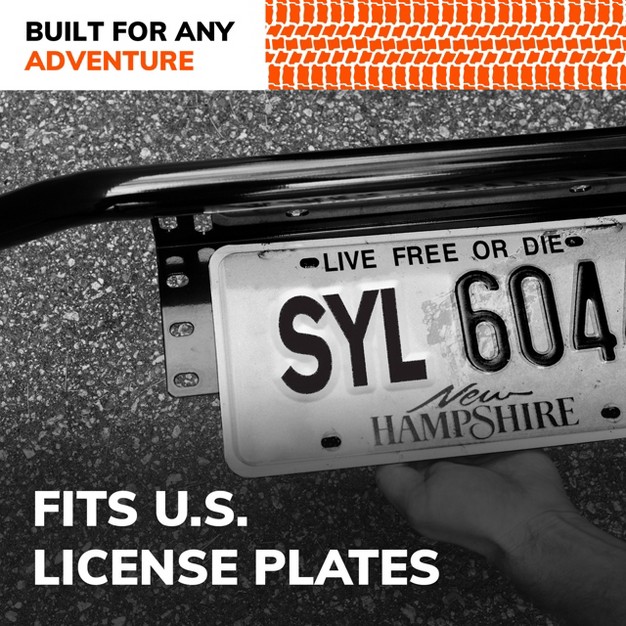 Sylvania Universal License Plate Bracket Lifetime Limited Warranty Easy To Install Off Road Led Work Light Best Quality Off Road Light Truck Boat Atv Utv Suv 4x4 1 Pc