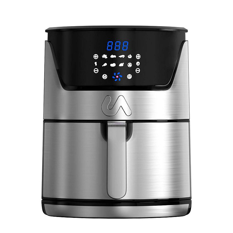 Uber Appliance Air fryer XL Premium - 5QT Stainless Steel Digital Controls