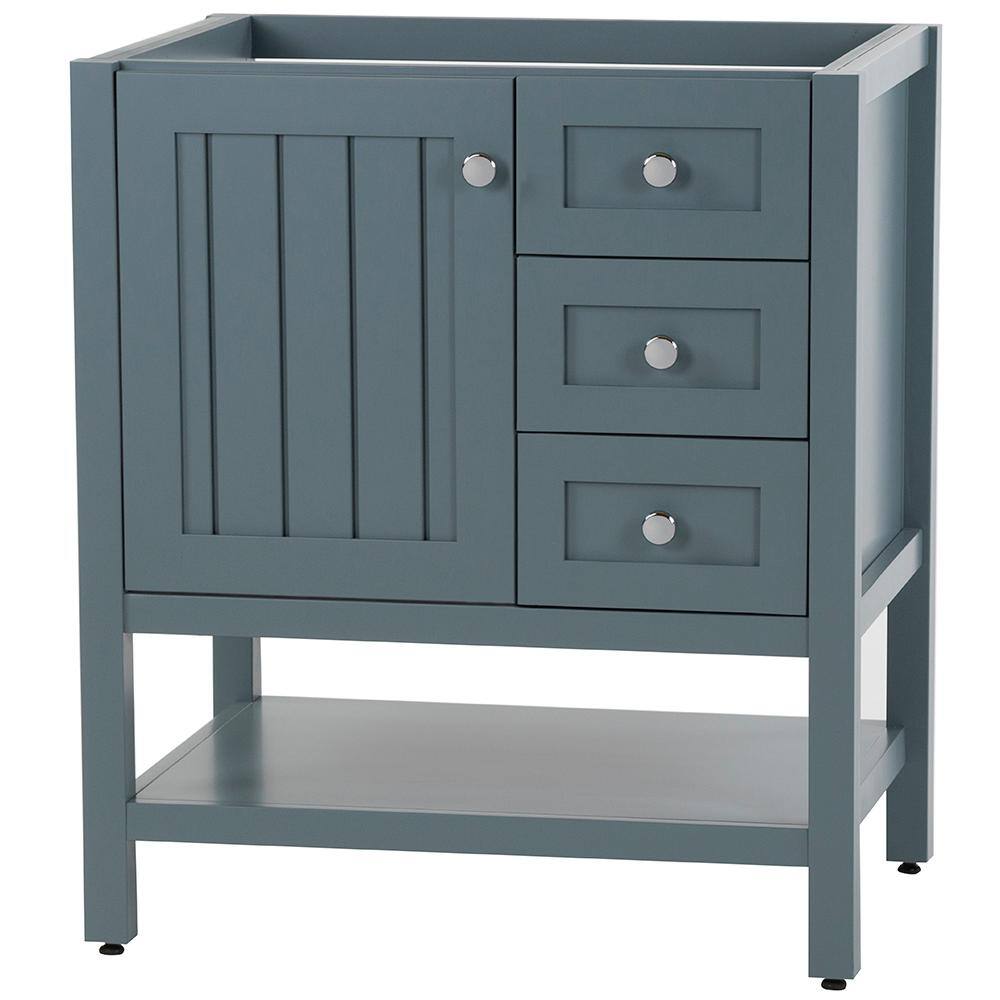 Home Decorators Collection Lanceton 30 in. W x 22 in. D x 34 in. H Bath Vanity Cabinet Only in Sage LT30-SE