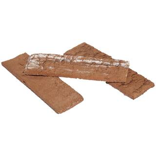 Z-BRICK 8 in. x 0.63 in. x 2.3 in. Mesa Beige Concrete Thin Brick Veneer ZC026205