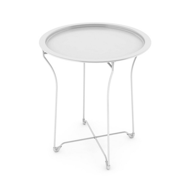 Metal Round Tray Table Atlantic