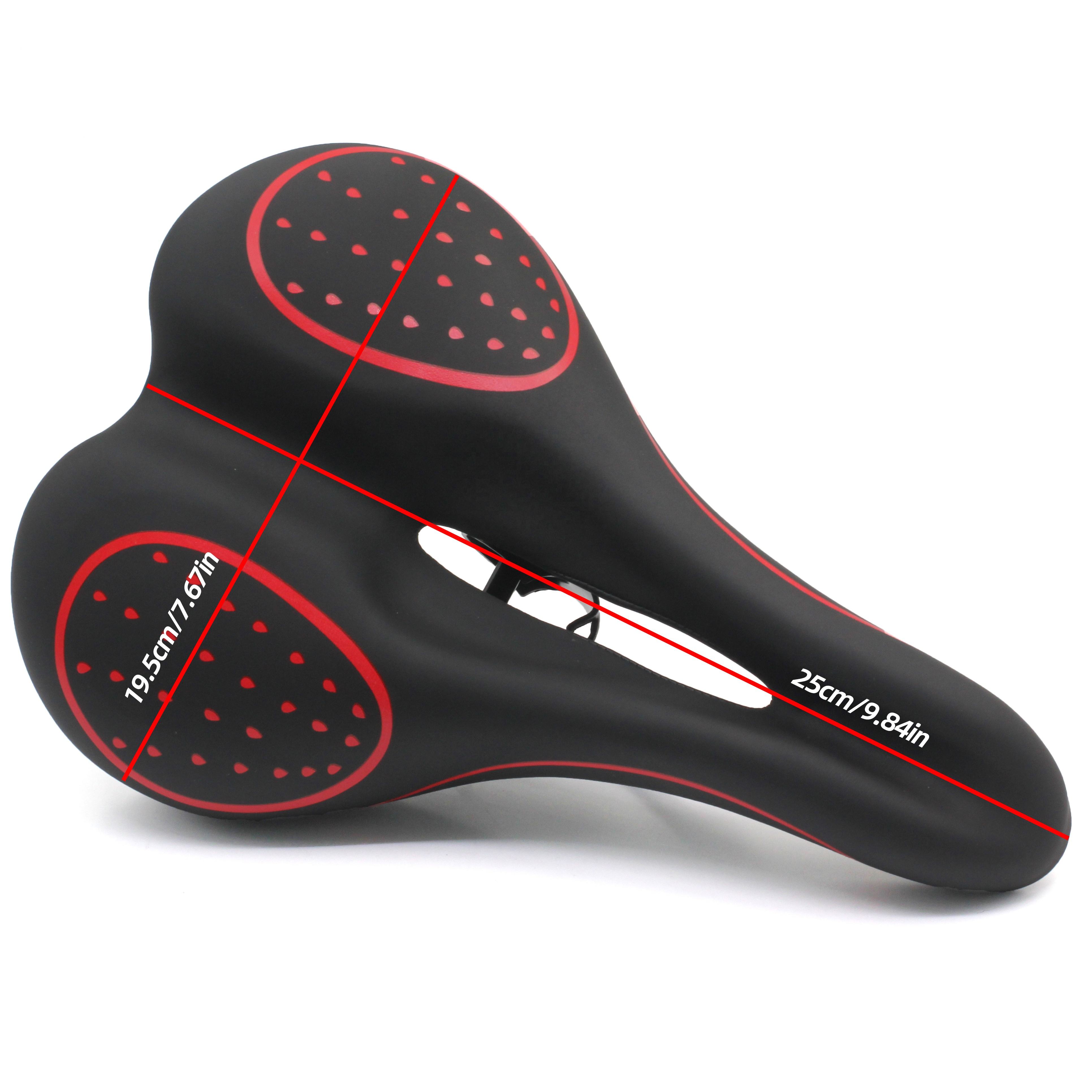 REYGEAK Waterproof Bike Soft Cushion Saddle Bikes Seat Cycling Accessories Breathable Mountain Bicycle Saddle