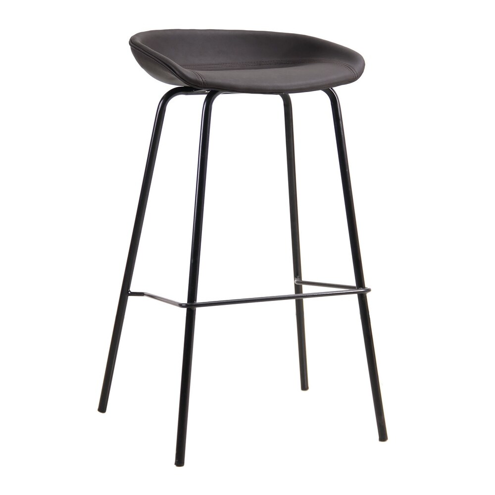 (Set of 2) Mitch Bucket Seat Counter Stool (26 inch)