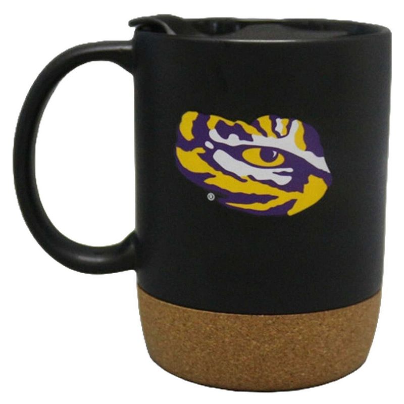 The Memory Company LSU Tigers 14oz. Cork Bottom Mug with Lid