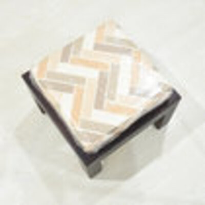 Handmade Mango Wood Light Walnut Color Rectangular Shaped   Transitional   Footstools And Ottomans   by Get My Rugs LLC  Houzz