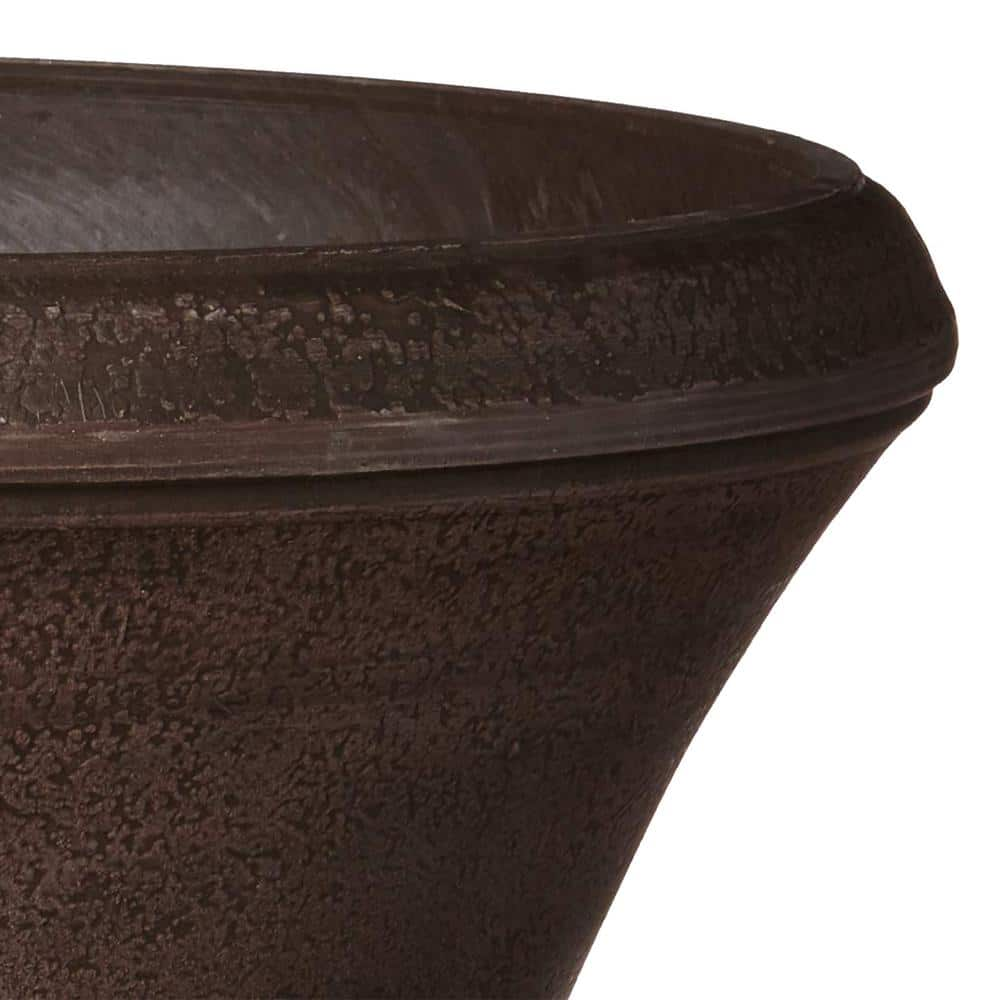 Arcadia Garden Products Hamilton 18 in. x 22 in. Chocolate PSW Urn DB51C