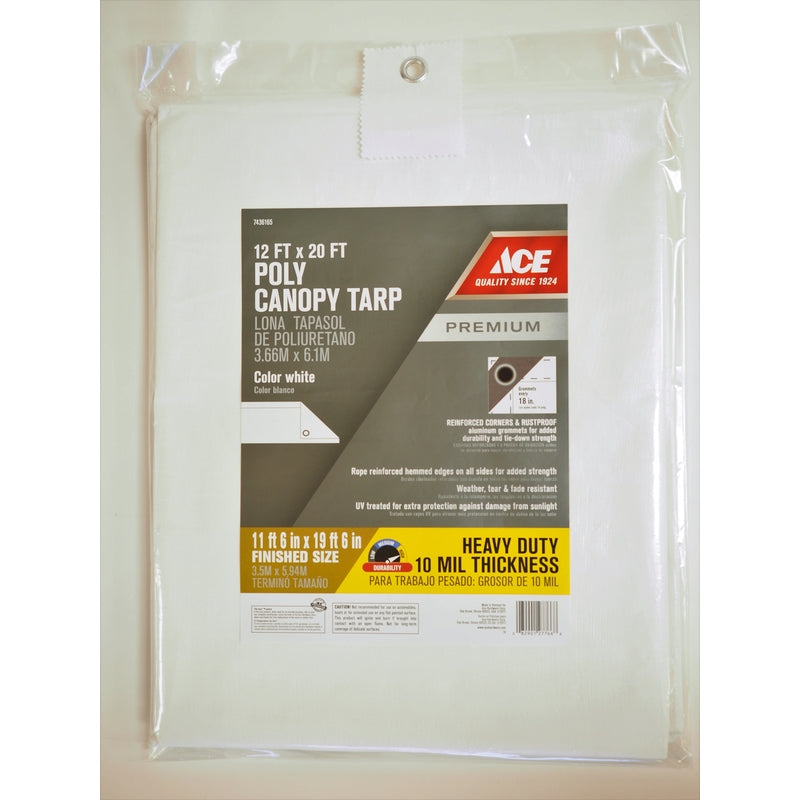 CNPY TARP HD 12'X20' WHT