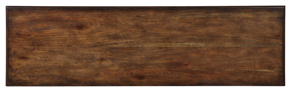 Burnished Black Three Door Media Credenza   Farmhouse   Entertainment Centers And Tv Stands   by Coast to Coast Imports  LLC  Houzz