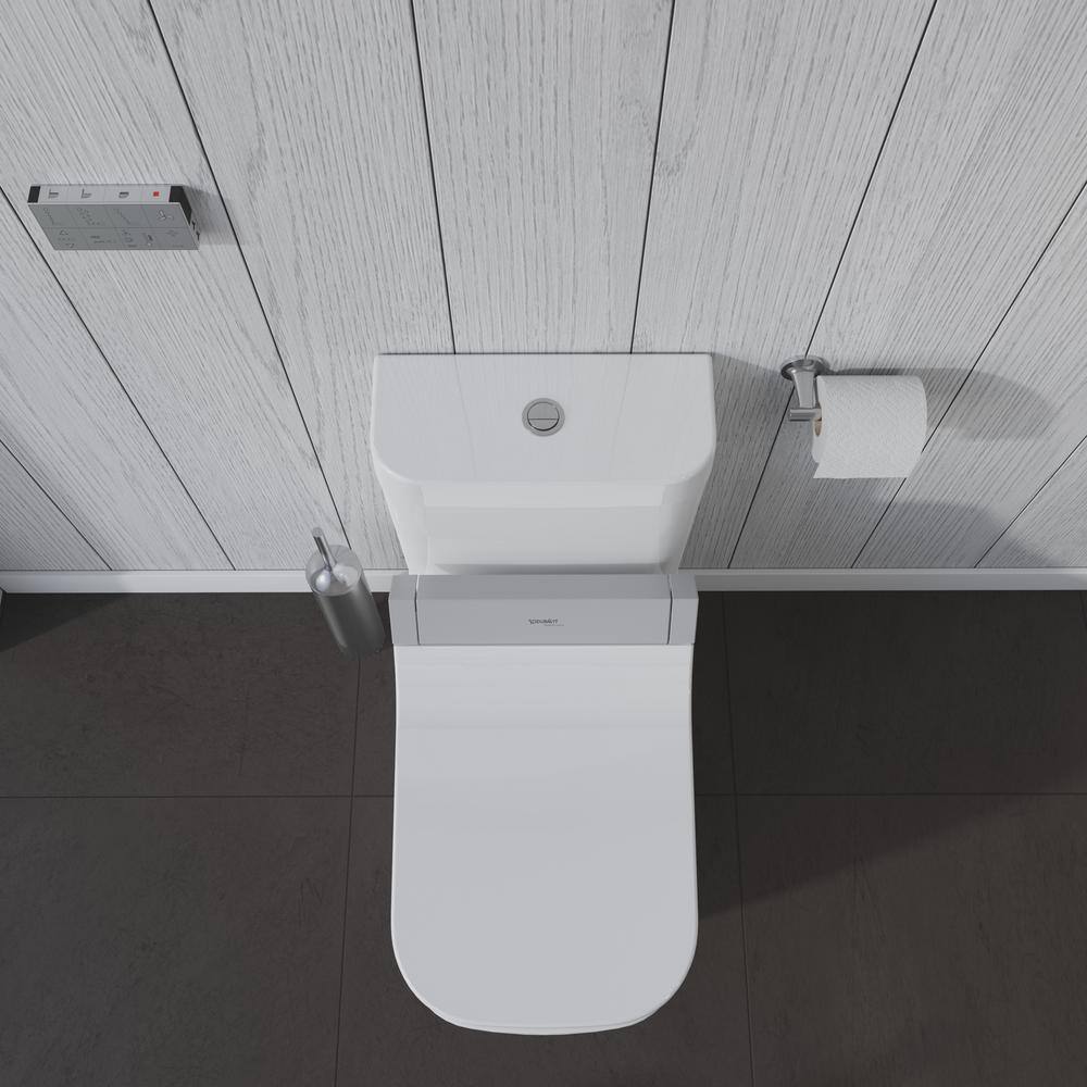 Duravit SensoWash Starck Electric Bidet Seat for Elongated Toilet in White 610300001001300