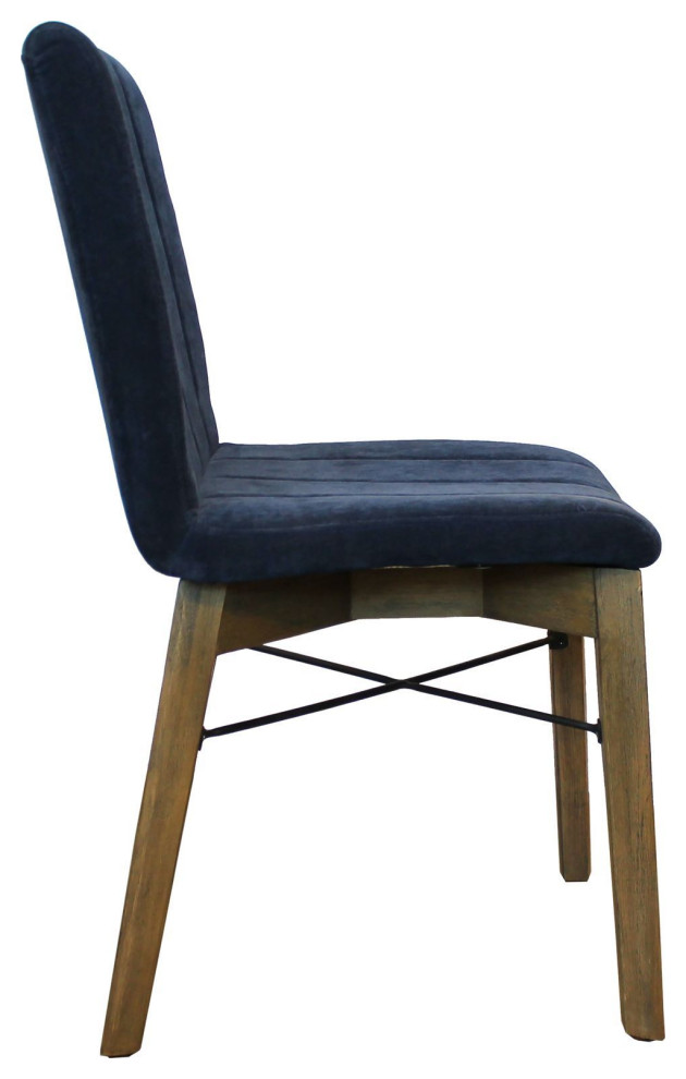 West Dining Chair  Set of 2  Navy   Midcentury   Dining Chairs   by LH Imports  Houzz