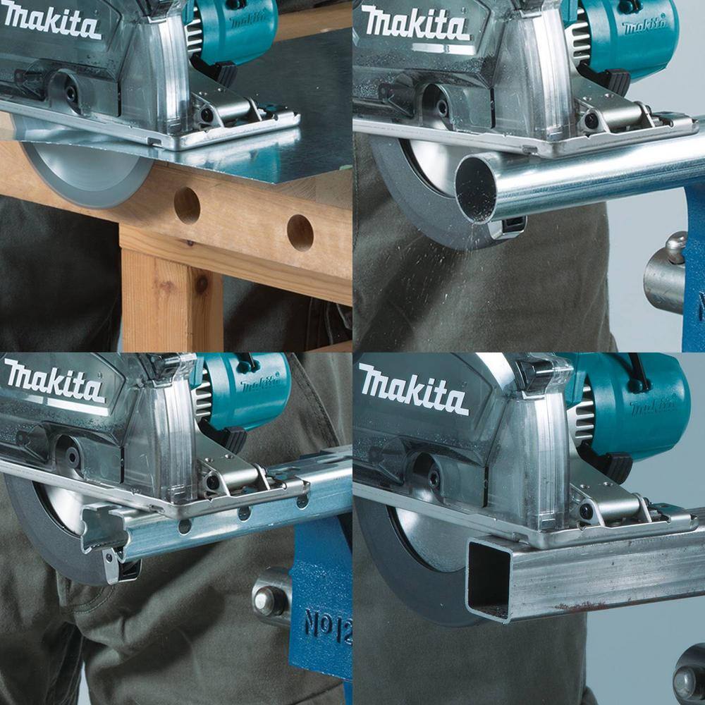 Makita 18V LXT Lithium-Ion Brushless Cordless 5-78 in. Metal Cutting Saw with Electric Brake and Chip Collector Tool-Only XSC04Z