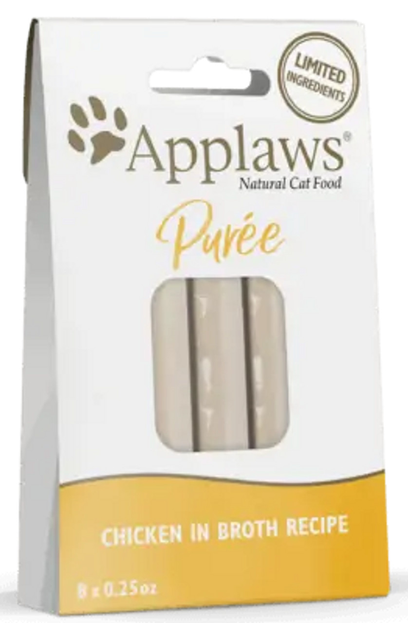 Applaws Chicken Puree Cat Treat， 8pk