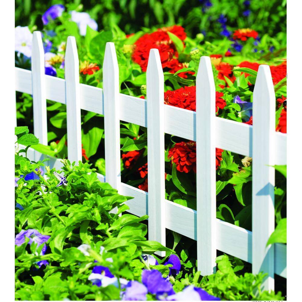 Greenes Fence 18 in. H 36 in. W Wood Picket Garden Fence (24-Pack) RC74W-24PK