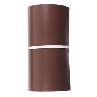 Gibraltar Building Products 24 in. x 50 ft. Royal Brown Over Birch White Aluminum Trim Coil ATC24-BR