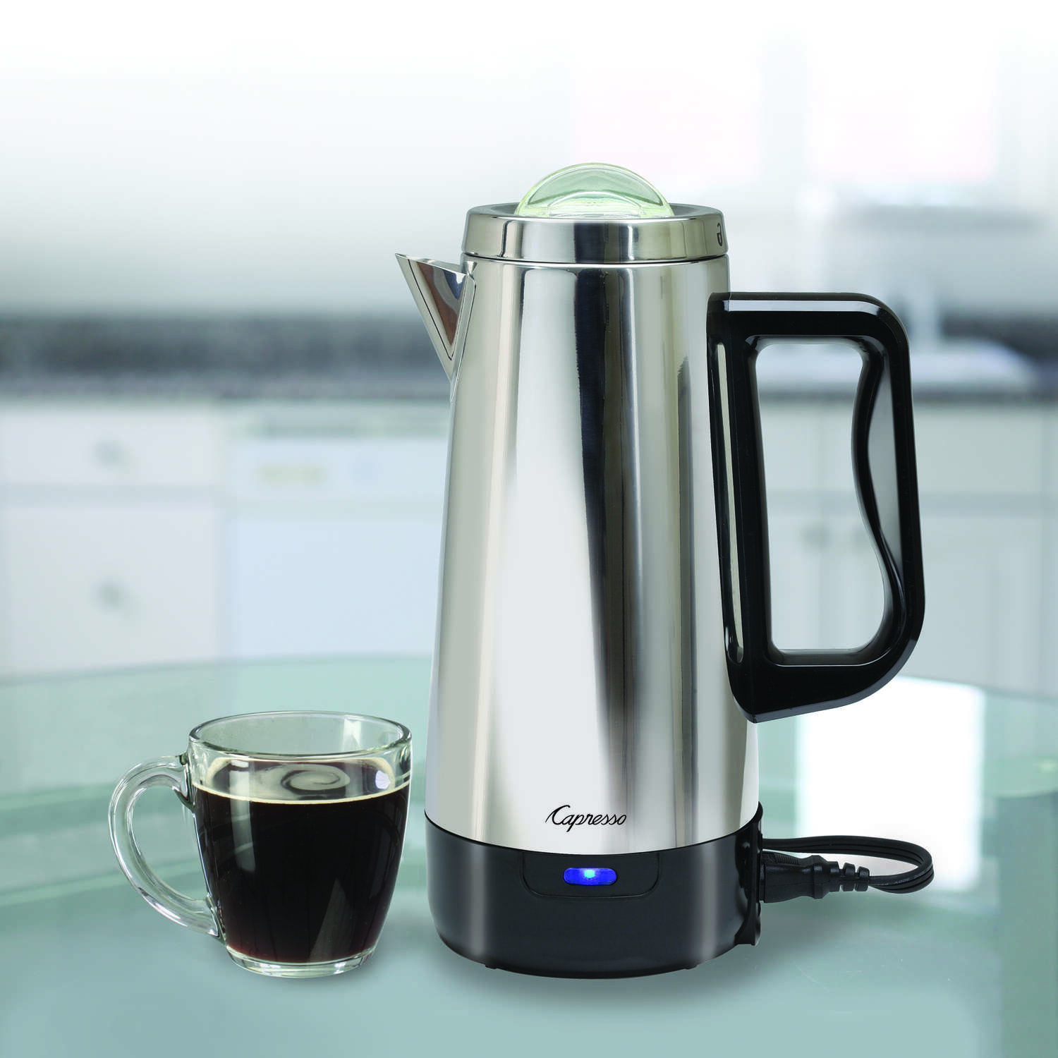 Capresso 12 cups Silver Percolator