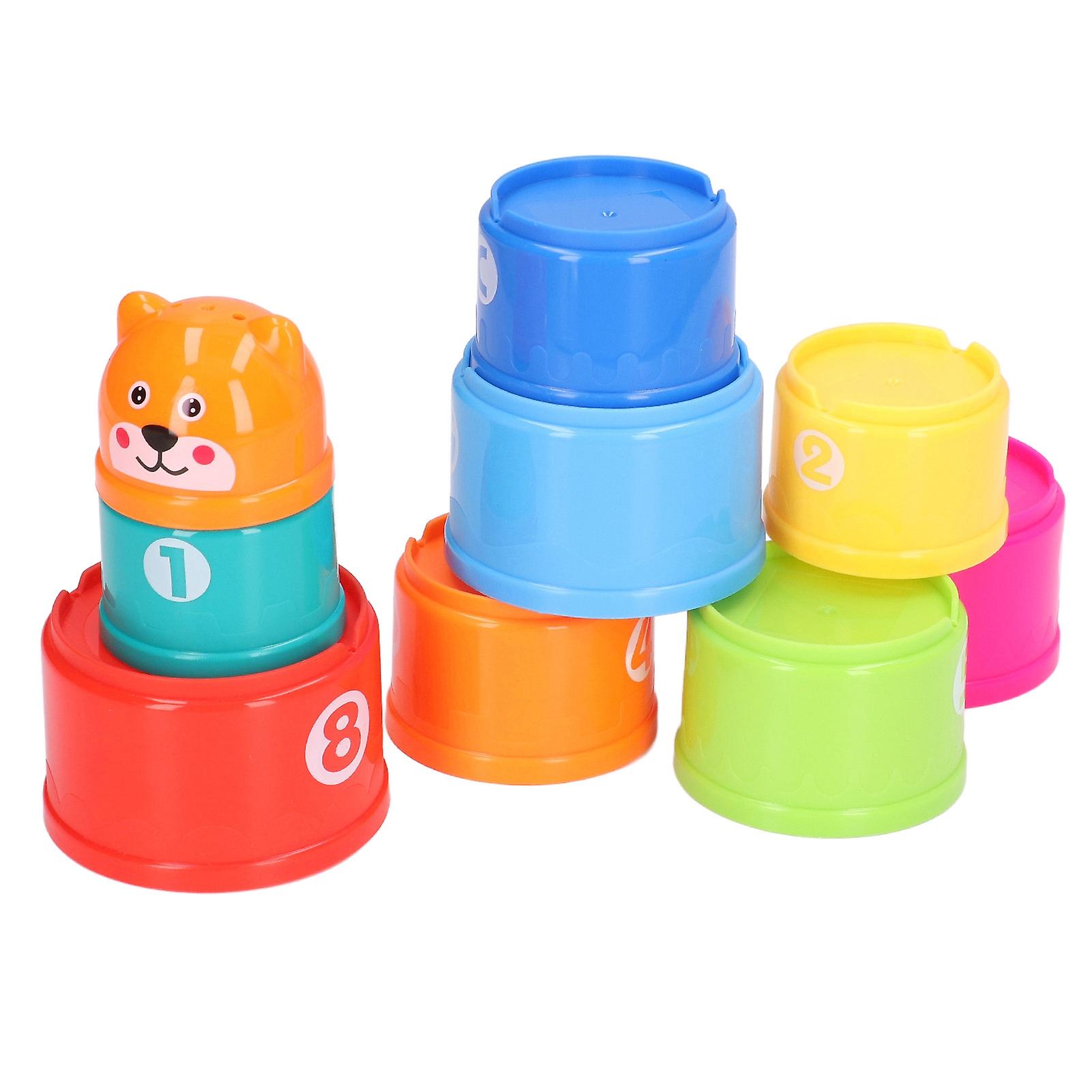 Stacking Cups Toy Set Nesting Cup Toy Hand Eye Coordination Educational Baby Building Toys