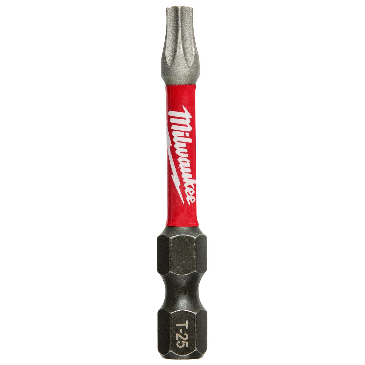 MW Shockwave Torx T25 X 2 in. L Screwdriver Bit Steel 5 pk