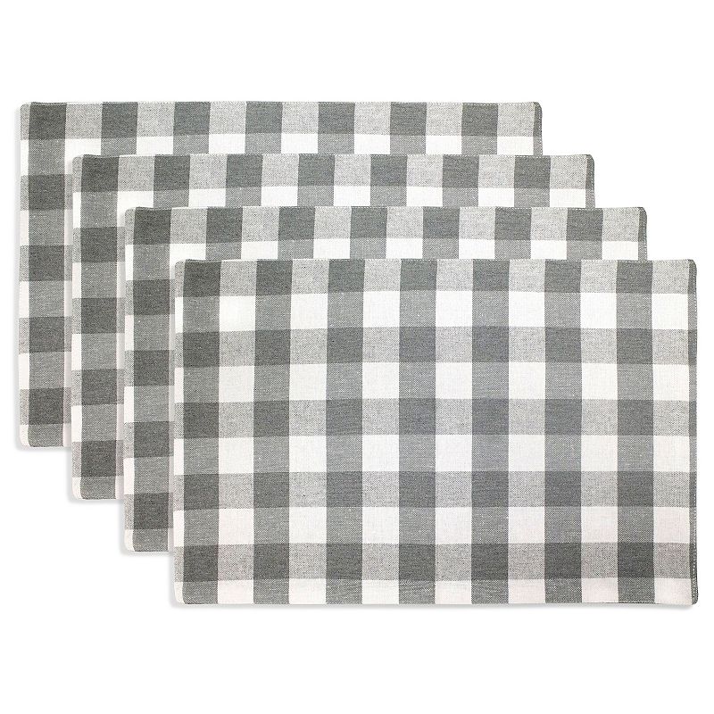 Popular Bath Gingham Check Placemat 4-pk.