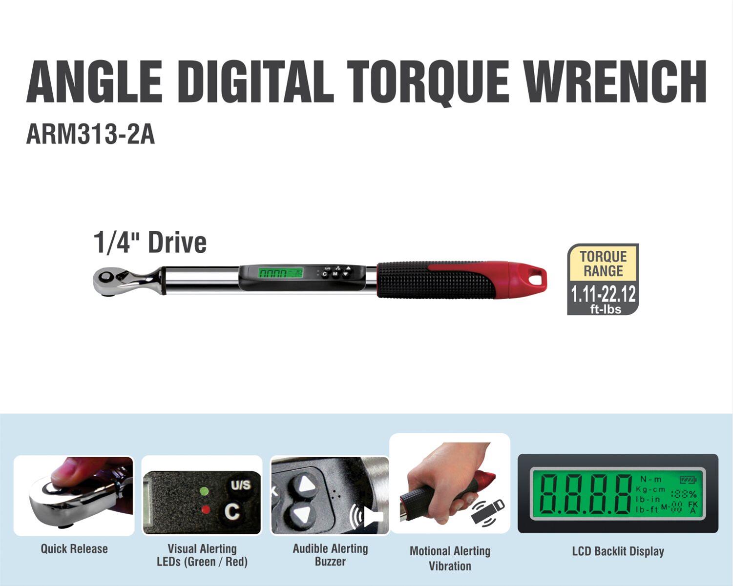 ACDelco Tools ARM313-2A ACDelco Tools Digital Torque Wrenches