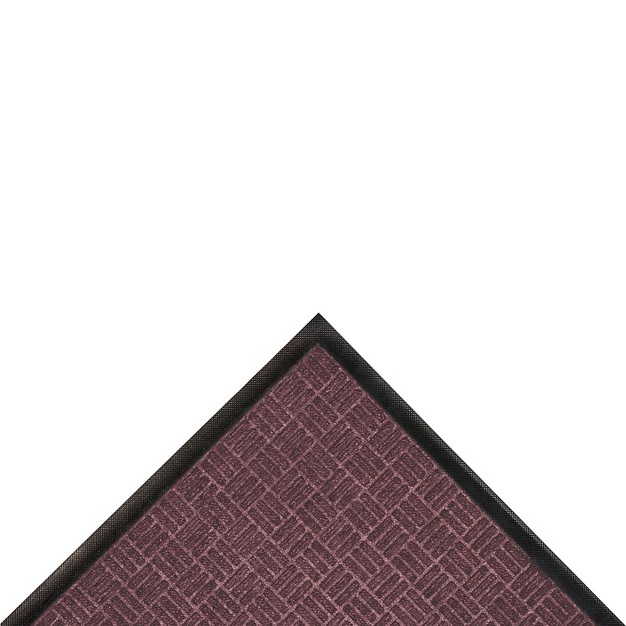 3 x27 x5 x27 Solid Doormat Burgundy Hometrax