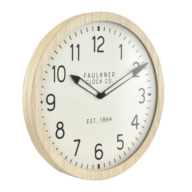 Wall Clock Wood