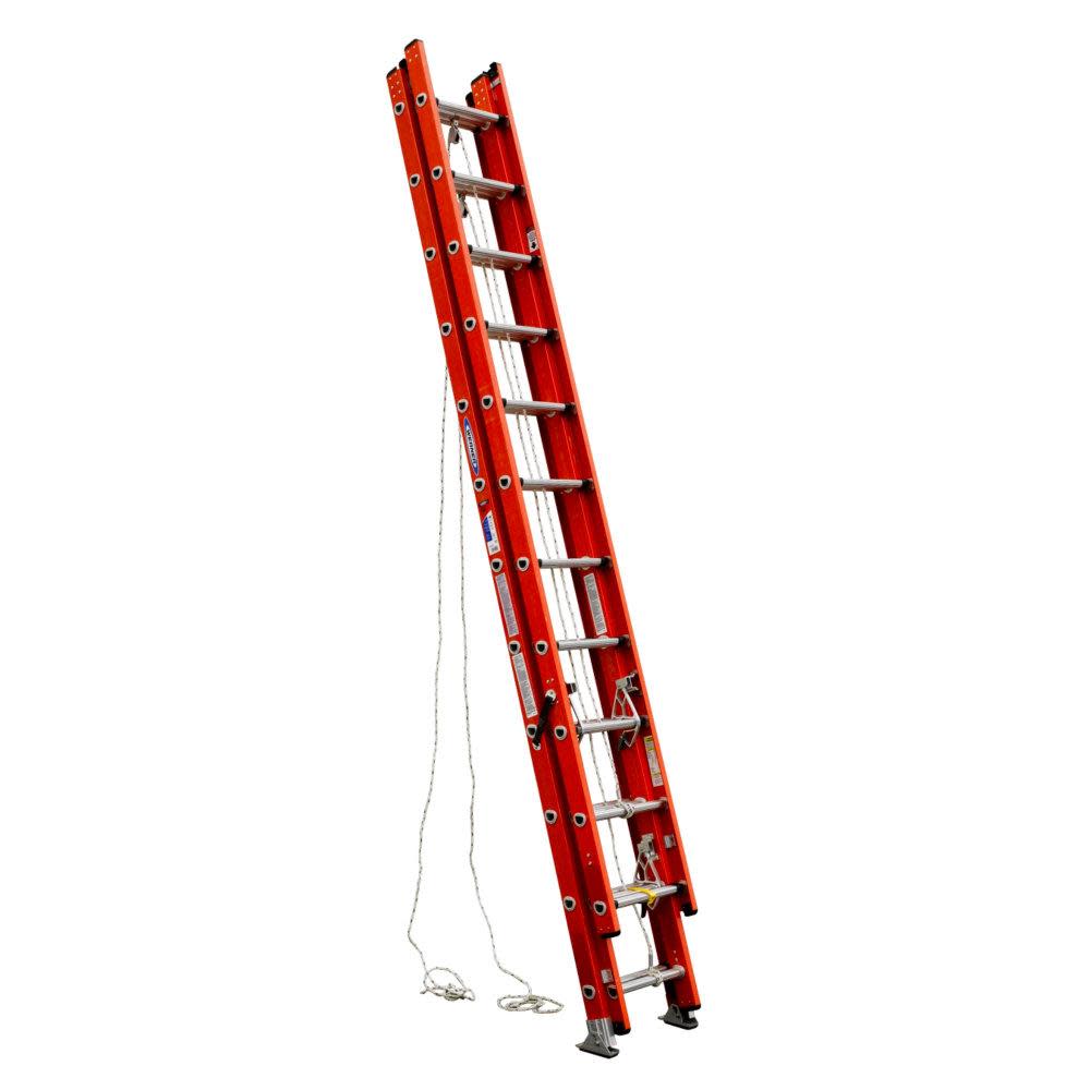 32Ft Type 1A Fiberglass D-Rung Extension Ladder