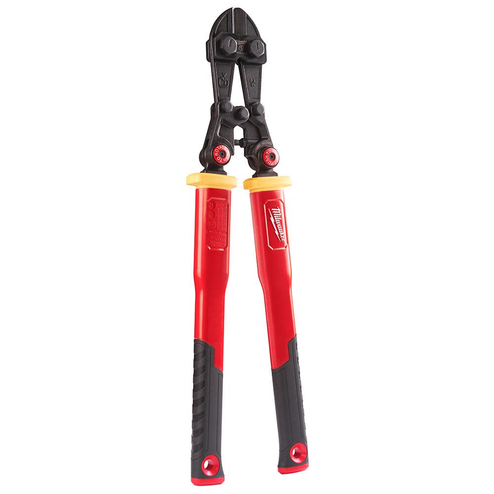 24 in. Fiberglass Bolt Cutters with PIVOTMOVE™ Rotating Handles ;