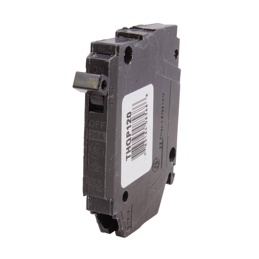 GE Q-Line 20 Amp 12 in. 1-Pole Circuit Breaker THQP120