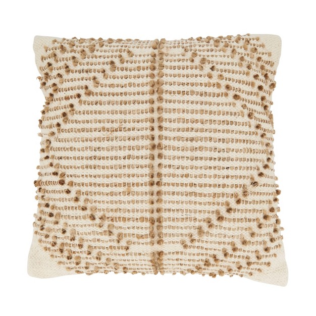 Diamond Dreams Woven Throw Pillow Cover Saro Lifestyle