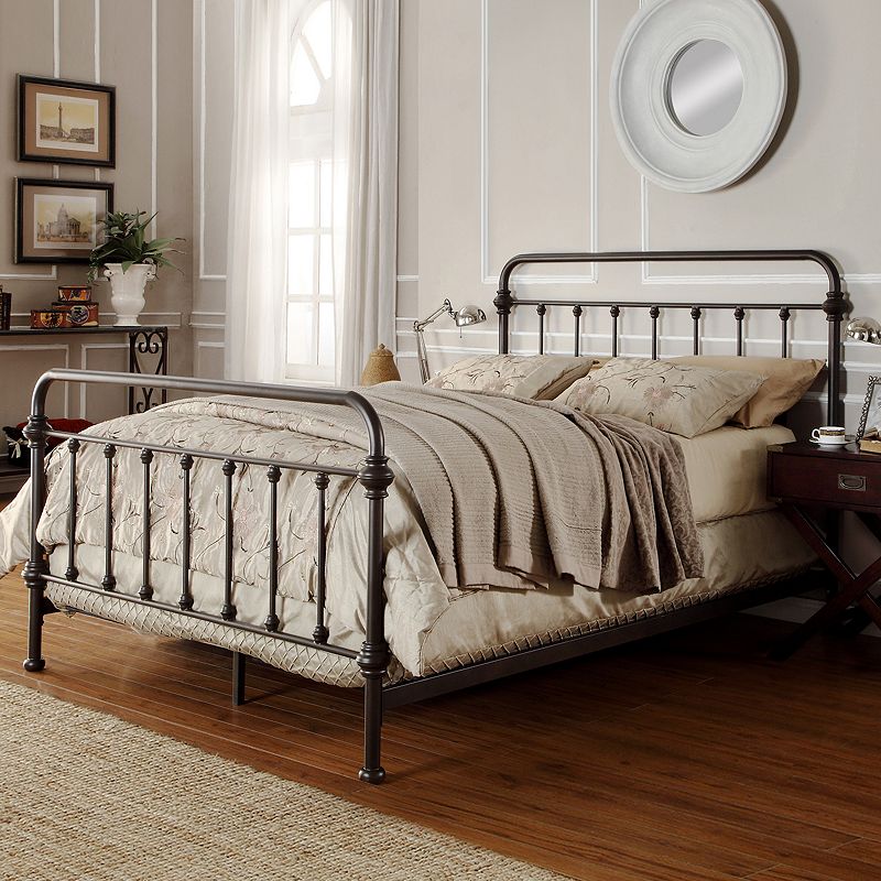 HomeVance Alaina Metal Bed