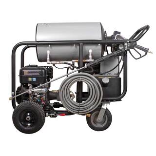 SIMPSON 4000 PSI at 4.0 GPM CRX 420 with AAA Industrial Triplex Pump Hot Water Professional Gas Pressure Washer 65132